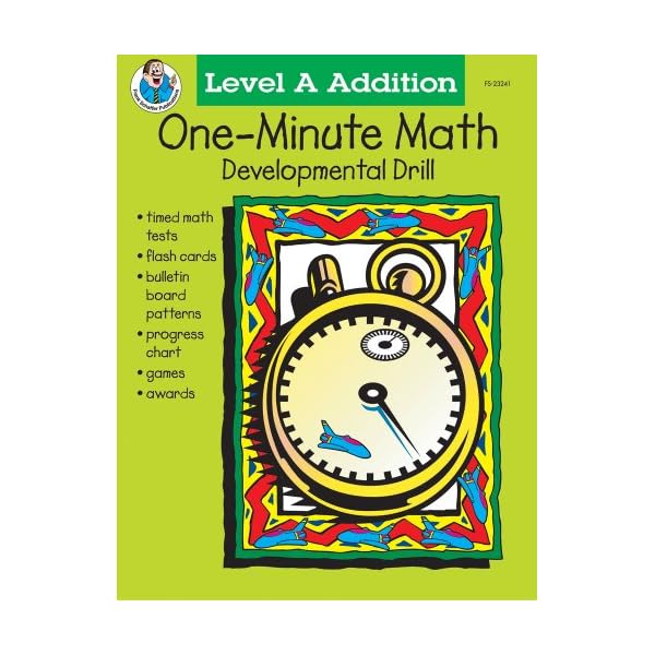 One-Minute Math Developmental Drill, Grades 1-2, Level A Addition