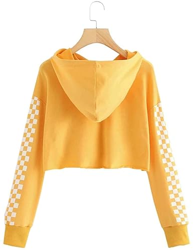 Meikulo Crop Tops Hoodies for Teen Girls Clothes Kids Cute Shirts