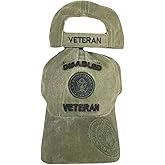 Trade Winds US Army Disabled Veteran Subdued Olive Green Cotton Embroidered Cap Hat Licensed