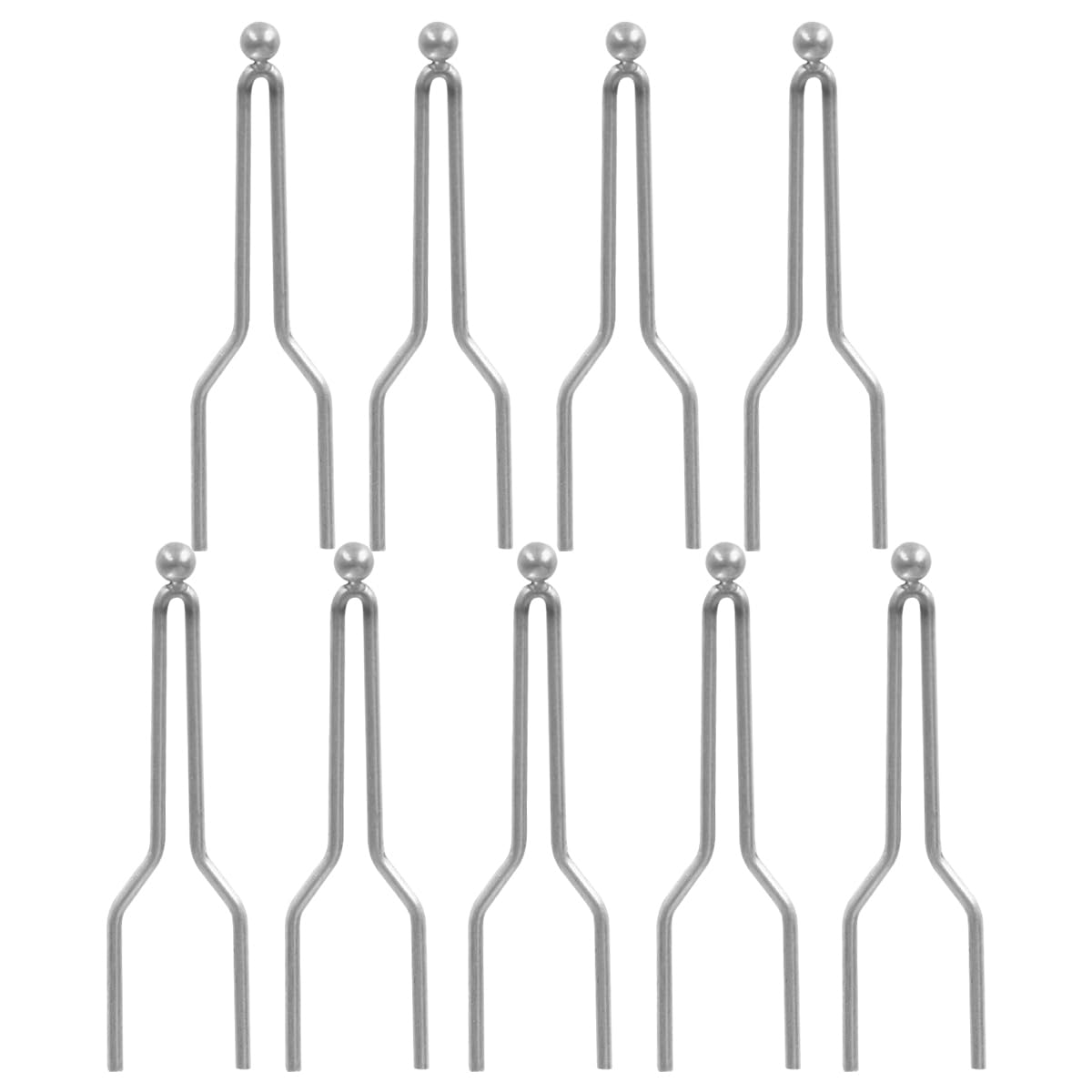 Healifty 9pcs High-Impedance Pyrography Wire Tips Ball Point Nickel Alloy for Heat Resistant - Wood Burning Art Tools - Compatible with 30-50W Pyrography Pens - Anti-Bend Design
