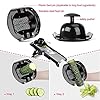 Masthome-Adjustable-Mandoline-Slicer-with-Cut-Proof-Gloves-Stainless-Steel-Food-Julienne-Slicer-for-Fruits-Potato-Tomato-Onion-Cheese-Salads Masthome Mandolin Slicer,3 in 1 Mandoline Vegetable Slicer and Chopper,Adjustable Kitchen Food Julienne Cutter for…