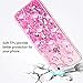 iPhone 6 Plus Case, iPhone 6S Plus Case, Bling Glitter Quicksand Soft TPU Frame & PC Back Shell Cute Pink Flowing Liquid Slim Colorful Painting Bumper Cover & Dust Plug & Stylus KASOS - Flamingo