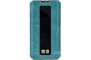 MITER CASE for FiiO Q15, Handmade Italy Pueblo Leather Case Cover for Q15Blue