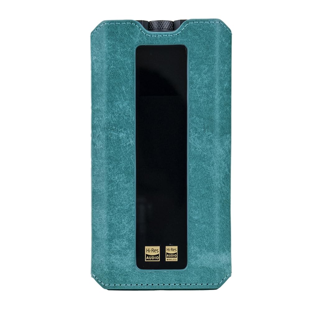 MITER Case for FiiO Q15, Handmade Italy Pueblo Leather Case Cover for Q15Blue