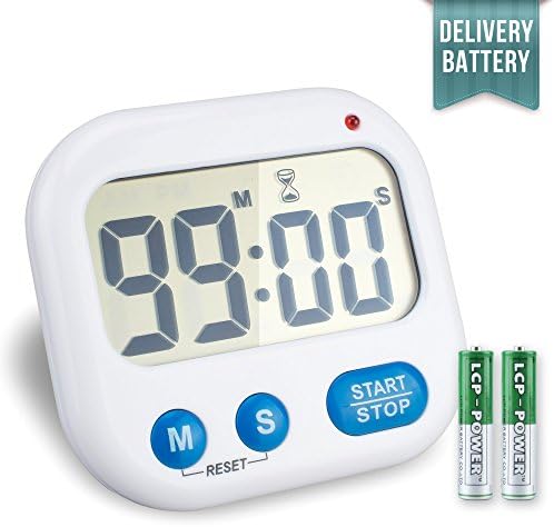 Digital Kitchen Timer, Cooking Timers Clock Multifunction with Big Digits, Loud Alarm, and Memory for Cooking Baking,Simple Operation