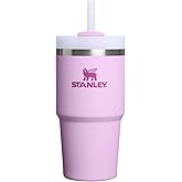 STANLEY Quencher H2.0 Tumbler with Handle and Straw 20 oz | Flowstate 3-Position Lid | Cup Holder Compatible for Travel | Insulated Stainless Steel Cup | BPA-Free | Soft Orchid