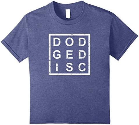 Kids Stylish Dodge Disc T-Shirt 8 Heather Blue