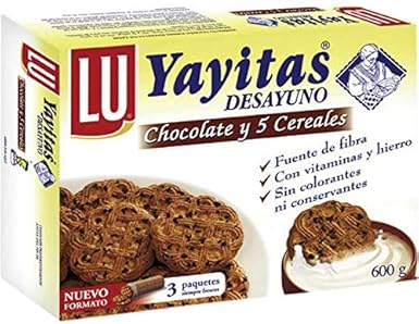 Yayitas Galletas de Chocolate , Caja 600 gr: Amazon.es: Alimentación y bebidas