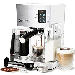 Espresso & Cappuccino Maker- 19 Bar Pump, 10 Pc