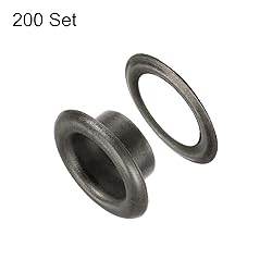 HARFINGTON 200 Set Color Round Grommets 8mm