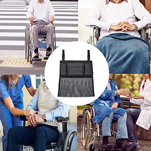 Wheelchair Bag for Back of Chair Wheelchair Storage Back Bag with Big Mesh Pocket for Electric Wheelchairs, Manual Wheelchairs, Lightweight and Easy to Use - Thumbnail 6