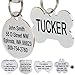 GoTags Black Steel Dog Tag, Handsome Mutha Fluffa Funny Design Personalized Pet Tags Black Steel with Cute Custom Design for Dogs and Cats, Engraved on Both Sides, Made in USA, Round