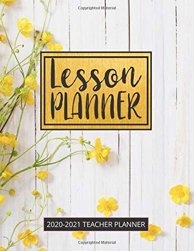 Teacher Lesson planner 2020-2021: monthly teacher planner 2020 7 period | Teacher academic planner Weekly and Monthly Calendar Agenda Academic Year ... School Teacher (Large academic planner 2020)