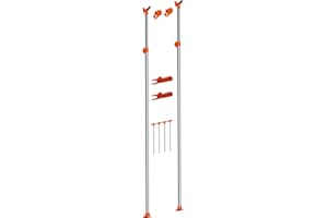 Carefree Of Colorado HD Awning Stabiliz'r Pole Kit - Awning Pole & Tie Down Kit - RV Awning Support & Accessories (108" Extended Length)