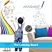 TOPtoper Self-Adhesive Whiteboard Sticker 78.7” × 17.7” Dry Erase Wall Decal Paper Whiteboard Surface for Kids, Office, Home and School (White, 17.7×78.7 Inch)