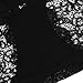 Eve's Temptation Corey High-Waisted Panties Slimming Floral Stretchy Lace Sexy Lingerie Underwear for Women Black Large