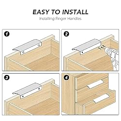 Ravinte 10 Pack Finger Pulls for Cabinets