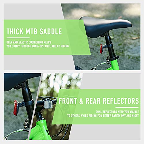 Viribus Adult Mountain Bike, 21 Speed 27.5 Inch Cruiser Bike with