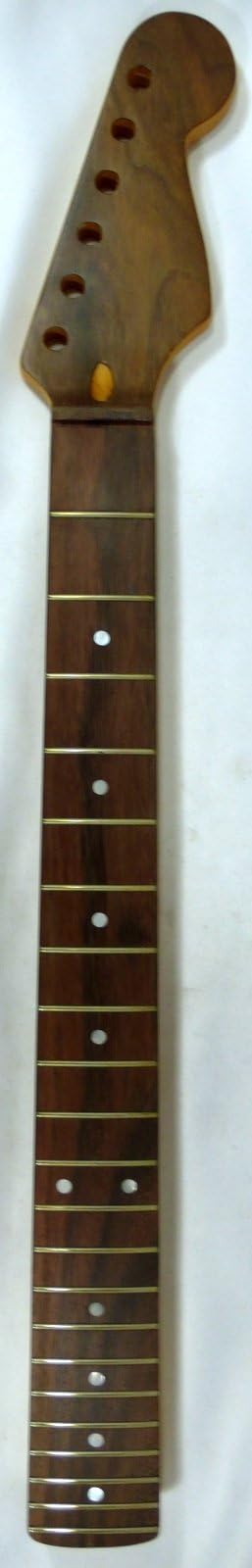 22 Frets Solid Maple Electric Guitar Neck,rosewood fingerboard,Satin Polish,ST