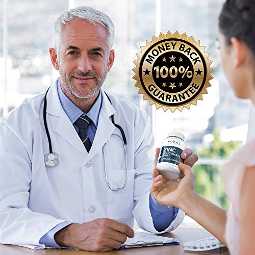 Kopal Defense Zinc Gluconate 50mg, 100 caps Zinc Supplements