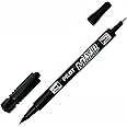 PILOT Twin Marker Begreen Permanent Black 2 Bullet Tips Fine and Medium