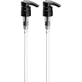 Bar5F Pumps for Shampoo and Conditioner Bottles, Salon-Brand Liters, 2 Pack | Professional-standard durability for salon-brand 1 L/33.8 oz bottles, 28/410 finish, 1-inch neck and 1.1-inch cap diameter