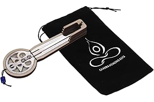 DYNWAVE Jaw Harp Professional Party Favor Attractive Unique Lightweight with Case Russian Vargan Mouth Musical Instrument