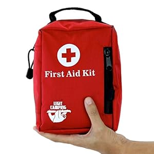 Legit Camping First Aid Kit Emergency Kit, Medical Kit, Trauma Kit for Car, Travel, Hiking, Camping, and for Home…