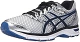 ASICS Men's Gel-Excite 4 Running Shoe, Silver/Black/Imperial, 13 M US