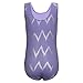 Leotard for Girls Gymnastics Toddler Ballet Dance Shiny Waves Pattern 2-11T