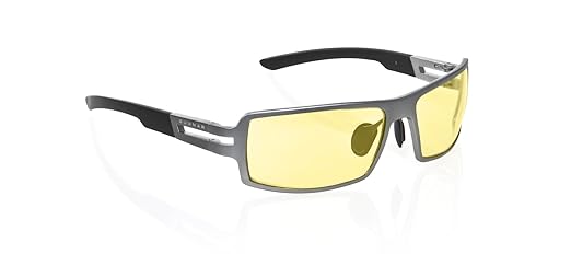 Gunnar RPG-05401 amber lens glasses with anti-glare coatings and adjustable nose pads