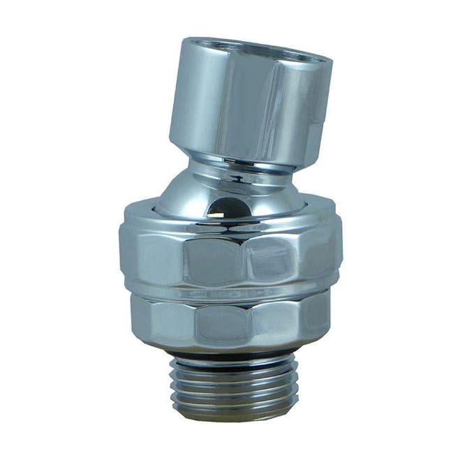 Solid Brass Shower Head Swivel Ball Joint Adapter Solid Brass Shower Arm Adjustable Connection