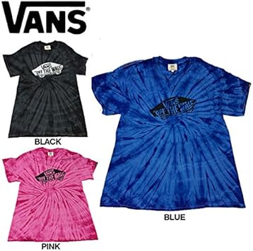 Amazon Vans Vans バンズ 15春夏 Spider Tie Dye S S T Shirts メンズ半袖tシャツ クルーネックティーシャツ スパイダー タイダイ柄 Pink Xl Vans スポーツ アウトドア