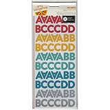 American Crafts 368971 Home Amy Tangerine Transparent Alphabet Stickers, Multicolored