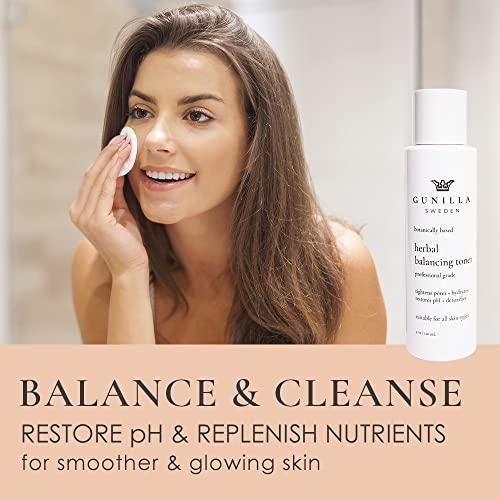 Gunilla Herbal Balancing Toner Soothing, Aloe Vera Based, Antioxidant