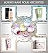 Silicone Travel Cosmetic Containers with Hard Sealed Lids – Leakproof BPA Free Portable TSA Approved Mini Jars For Makeup Lotion, Cream, Facial Cleanser, Pills, Vitamins, Medicine, Spices (4 Pack)