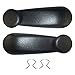 Brock Replacement Driver and Passenger Side Black Manual Window Crank Handles Set Compatible with 1999-2020 Silverado/Sierra & 2000-2014 Tahoe/Suburban/Yukon/Yukon XL & 2007-2013 Avalanche