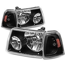 [Halogen Model] 4Pcs Factory Style Headlight Lamps