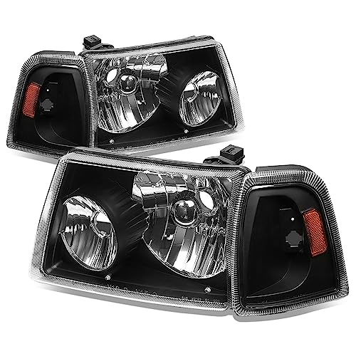 [Halogen Model] 4Pcs Factory Style Headlight Lamps