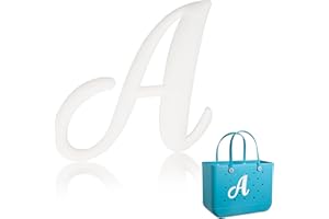 Yonuni Letter Charms for Baby Bogg Bag,Cute Alphabet Lettering Accessories Charm for X Large Bogg Bag, Large Size Charms for Handbag Beach Tote Bag