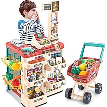 Toy Kids Home Supermarket Toys Shopping 