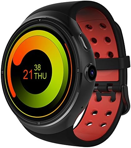 3G GPS Smart Watch Phone Zeblaze THOR fashion multifunction 16GB ROM 1GB RAM Bluetooth 4.0 Android 5.1 with heart rate test 1.4 inch super AMOLED 2.0 MP Camera for ios and Android (black)