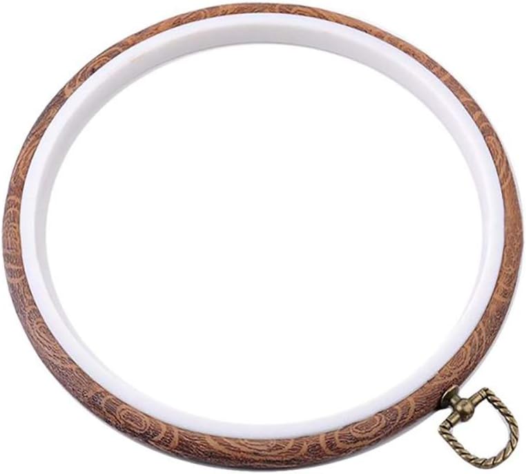 5Pcs Round Oval Bamboo Frame Embroidery Hoop Ring Embroidery Hoops Frame Set DIY Needlecraft Cross Stitch Loop Hand Household Craft Sewing Tool Art Craft Handy Quilting Needlepoint Kit