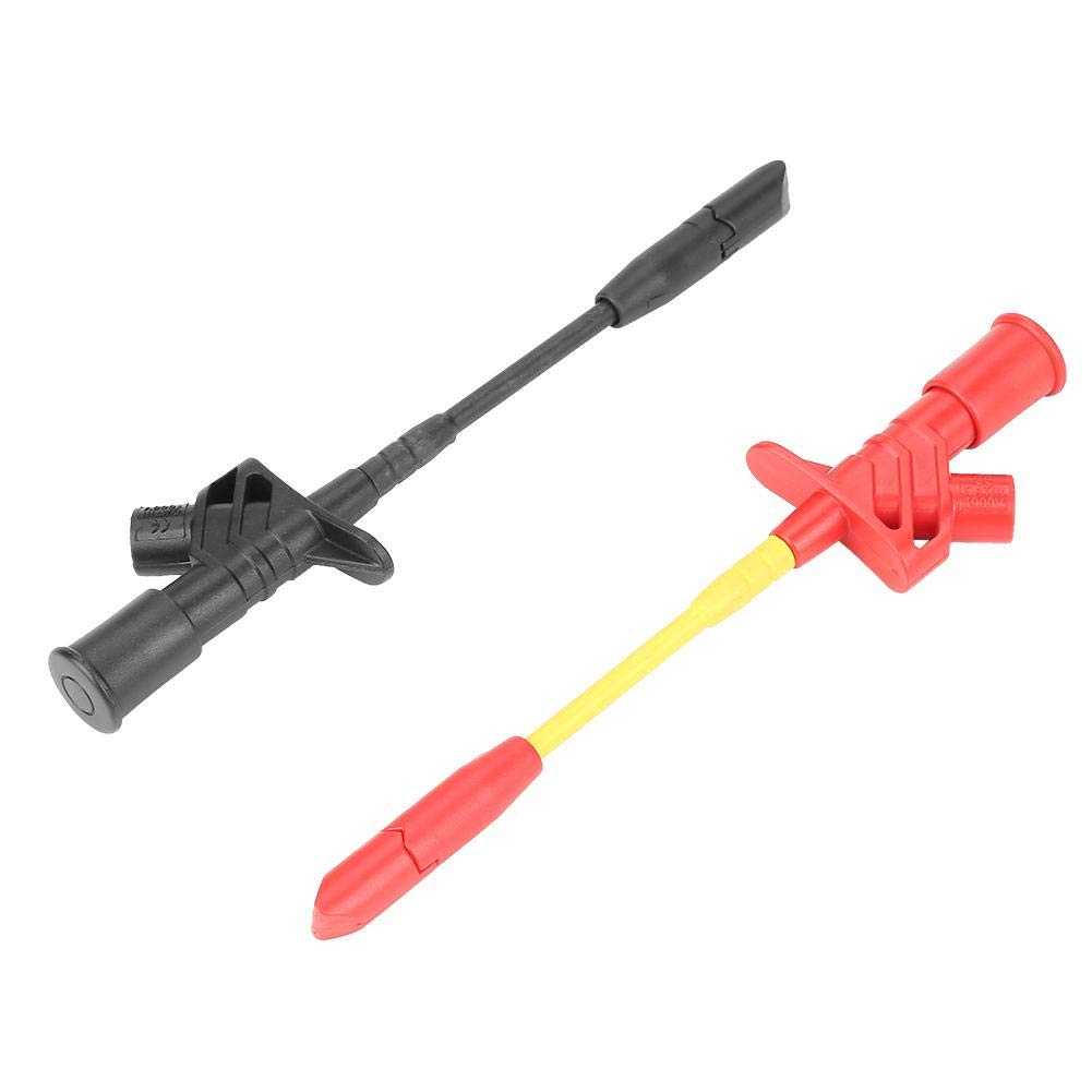 Zetiling Quick Piercing Probe,2Pcs P5005 Insulation Piercing Test Clip Multimeter Testing Clip Probes Used for Vehicle Maintenance, Electrical Test or Industrial Test