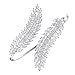 dnswez Hypoallergenic Star Hoop Earrings Rose Gold/Silver Geometry Big Hoop Earrings for Women Girls (White)
