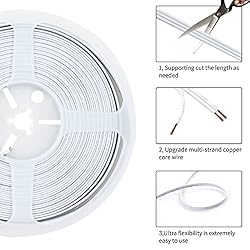 RGBZONE 32.8ft 3Pin LED Extension Cable Wire and