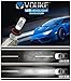 VK-5S H11 H8 H9 8000LM LED Headlight Conversion Kit, Low beam headlamp, Fog Driving Light, Halogen Head light Replacement, 6500K Xenon White, 1 Pair