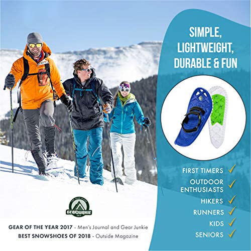 CRESCENT MOON Eva Foam Snowshoes, Blue