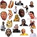 (20 Pack) Funny Internet Memes and Celebrity Vinyl Sticker Pack Stickers for Laptop, iPhone, Water Bottles, Computer, and Hydro Flask by The Carefree Bee
