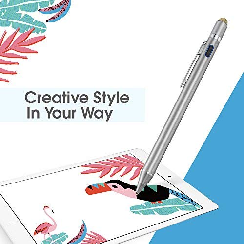 2in1 Active Stylus Digital Pen with 1.5mm Ultra Fine Tip for iPad